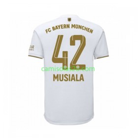 Camisolas de futebol Bayern München Musiala 42 Equipamento Alternativa 2022/23 Manga Curta